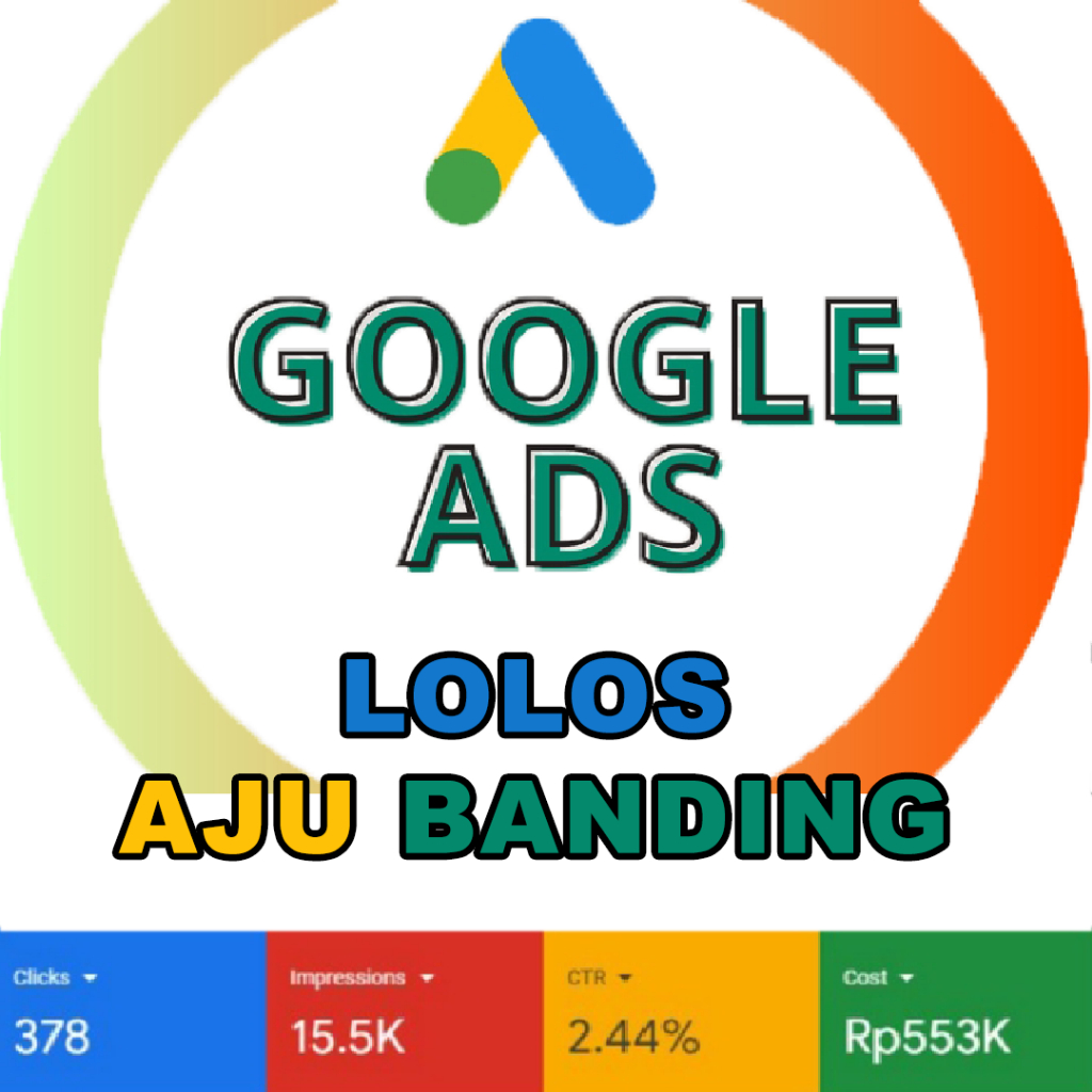 Akun Google adwords Ads Lolos Banding termurah