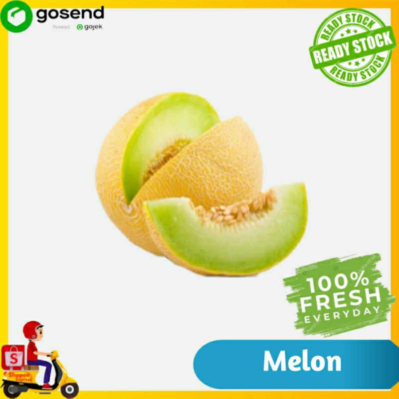 

Buah melon hijau - Buah segar - sayuran segar -Tukang Sayur Palembang