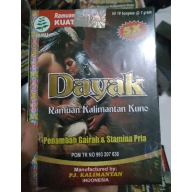 Dayak serbuk original stamina pria bikin kuat dan tahan lama