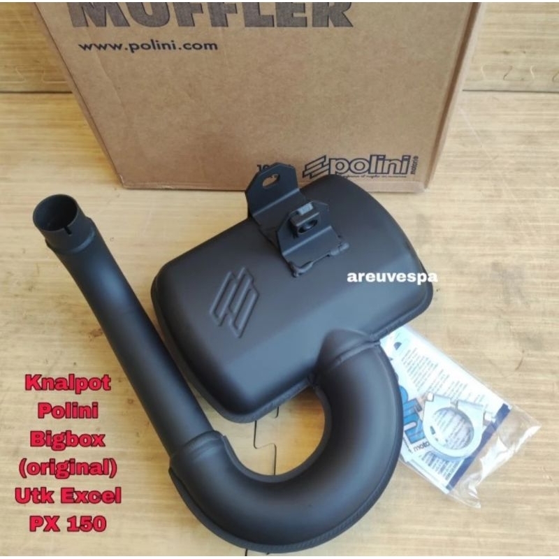 Knalpot bigbox Polini Italy utk Excel, PX 150 cc