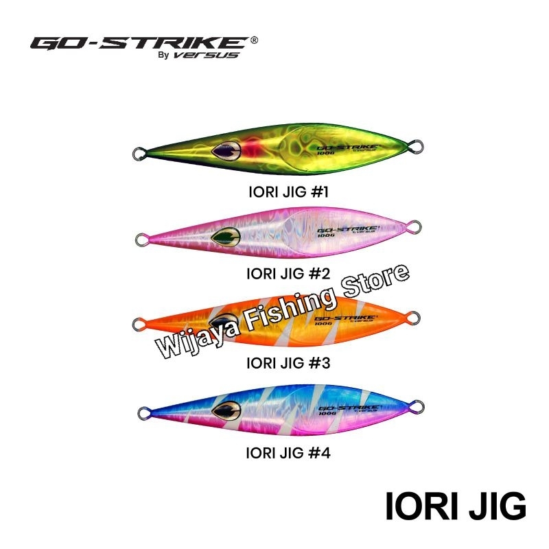 Umpan Pancing Metal Jig Go Strike Versus Iori 80 100 120 150 gram