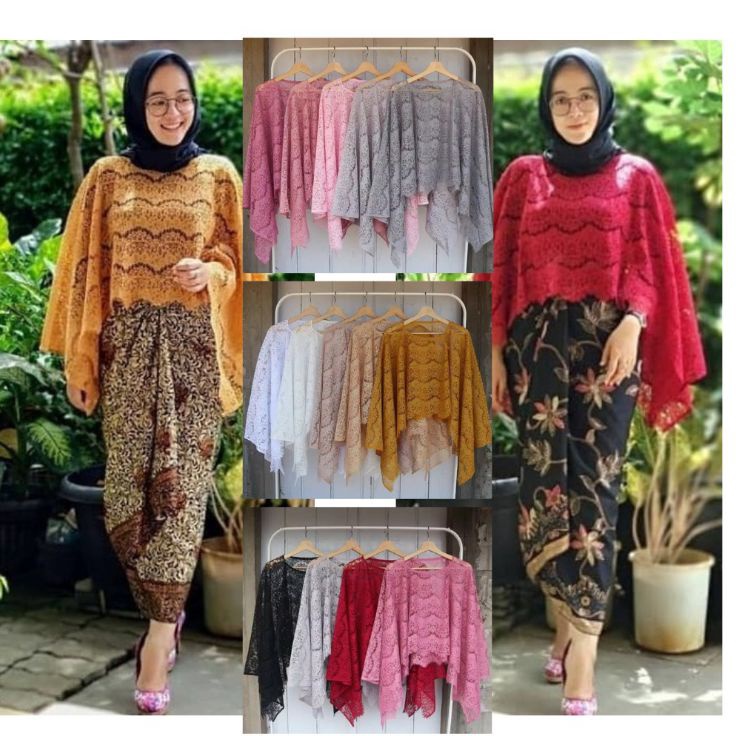 Wah cape brokat cape premium cape  outher brokat