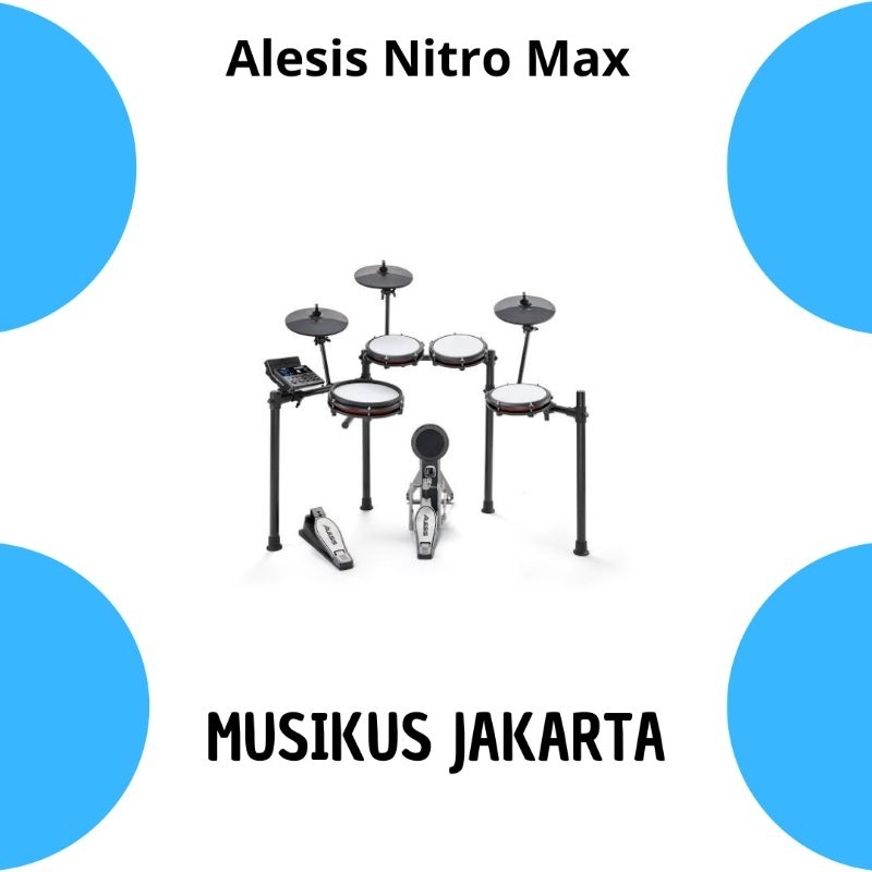 Drum alesis Nitro max / alesis nitromax / Drum elektrik Alesis Nitromax