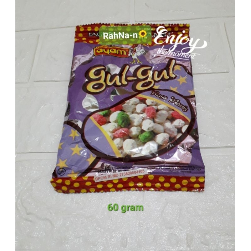 

Kacang Gul-gul kemasan 60 gram produksi dari kota Makassar