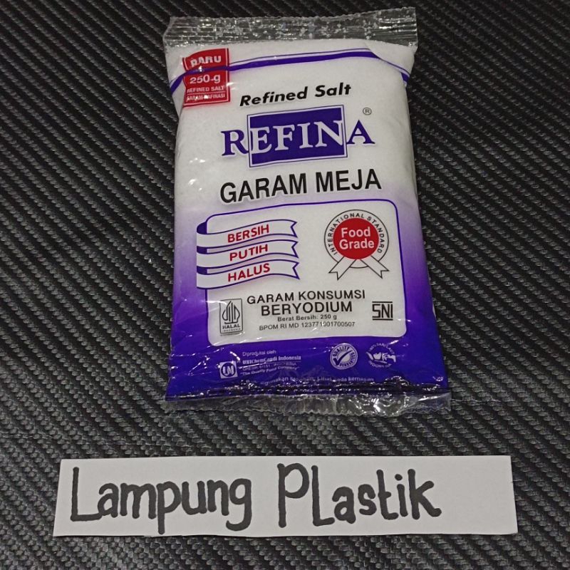 

GARAM MEJA REFINA 250gram beryodium