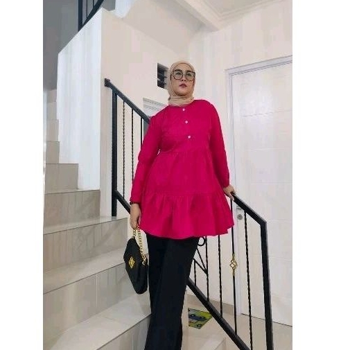 Ladya tunik/tunik katun/polos