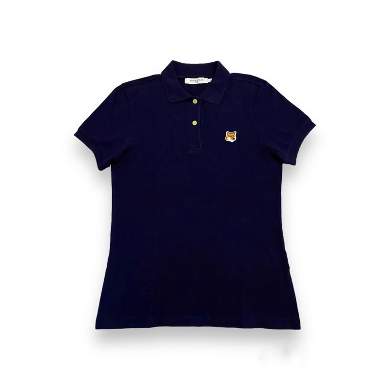 Maison Kitsune foxhead poloshirt authentic original