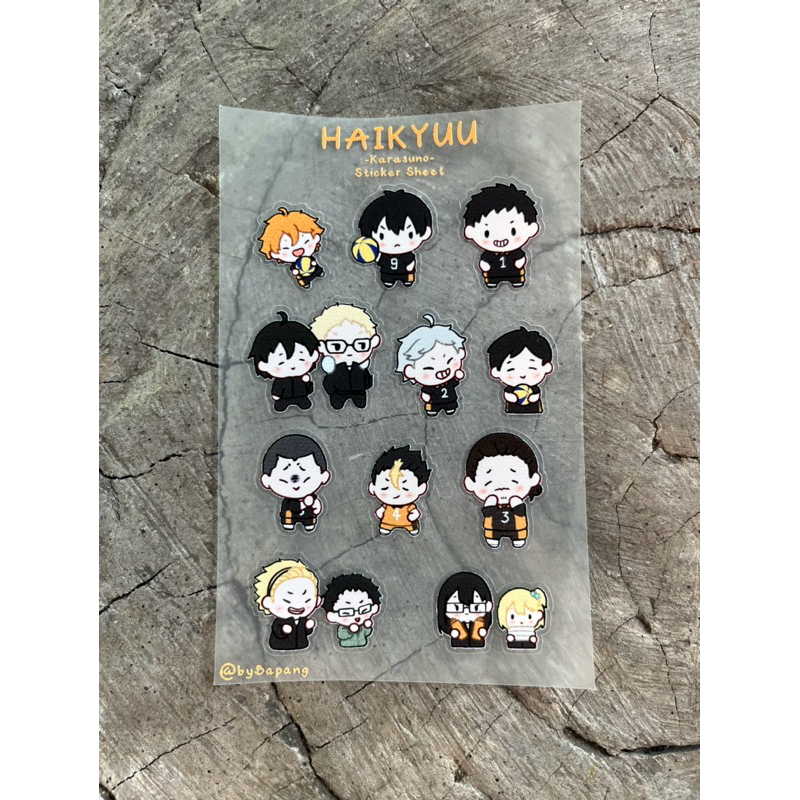 

Haikyuu Super Clear Transparent Sticker Sheet