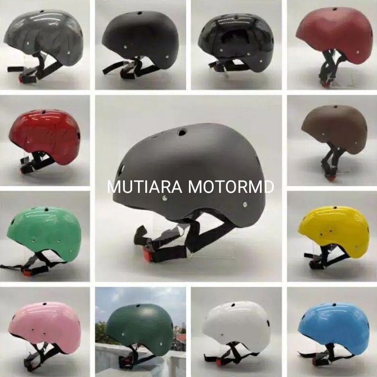 Promo Keren HELM SEPEDA DEWASA POLOS SEPEDA LIPAT BMX MODEL BATOK HELM MURAH