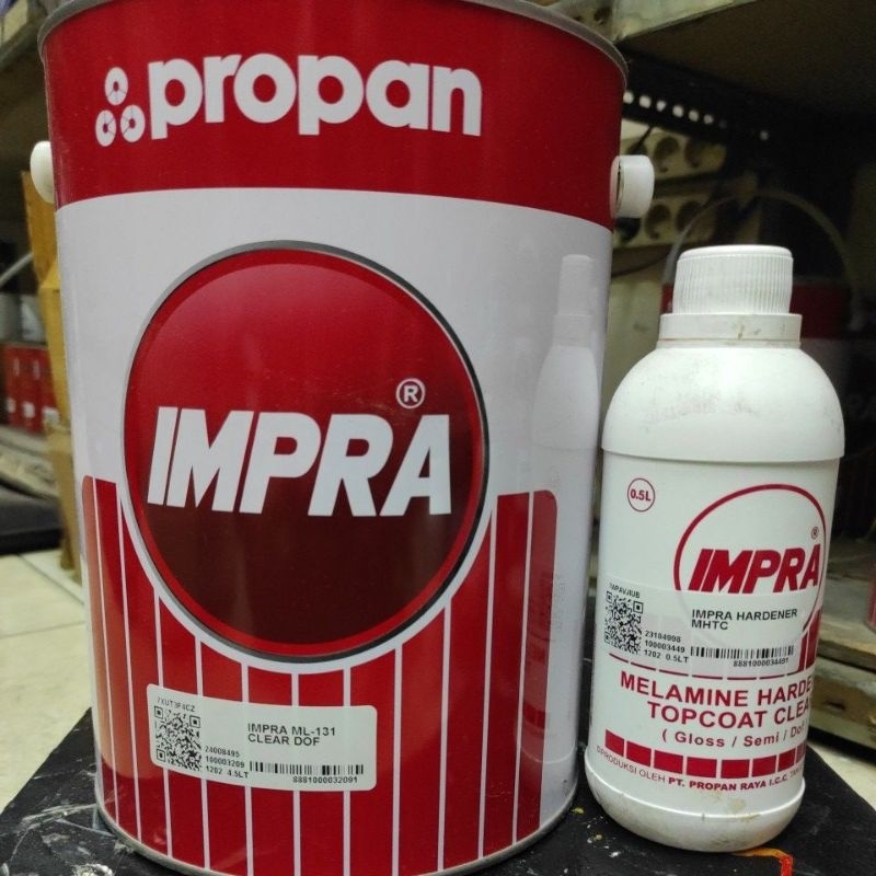 impra melamine 131 clear doff galon