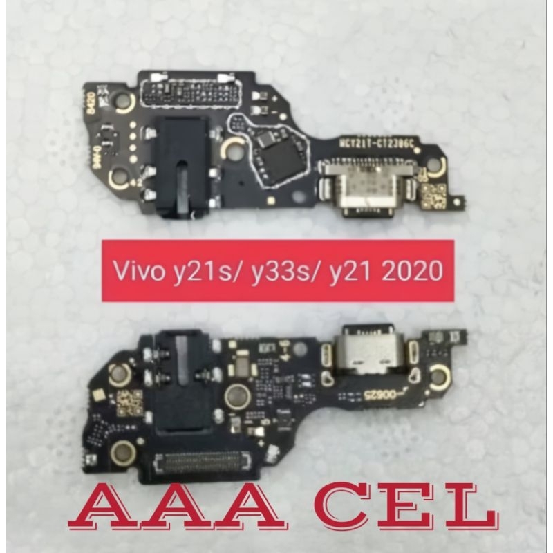 PCB ATAU PAPAN CHARGER CAS VIVO Y21 2020 / Y21S /Y33S ORI