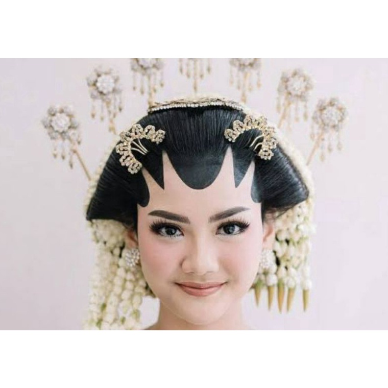 KODE B16G 1 PAKET SANGGUL PENGANTIN JAWA  sanggul jawa  subal solo