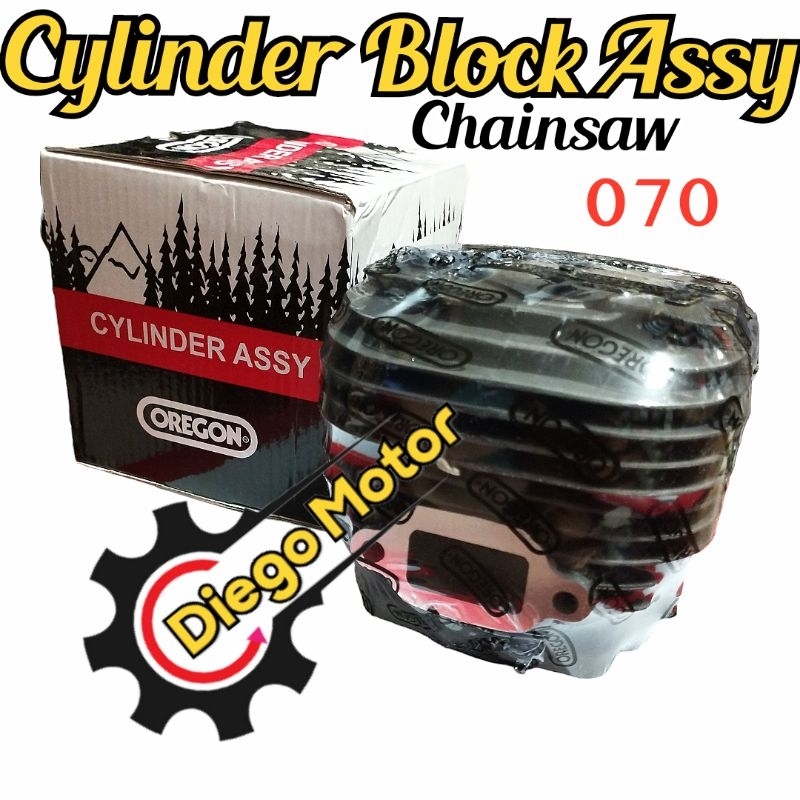 070 Cylinder Blok Komplit Mesin Chainsaw Senso Besar