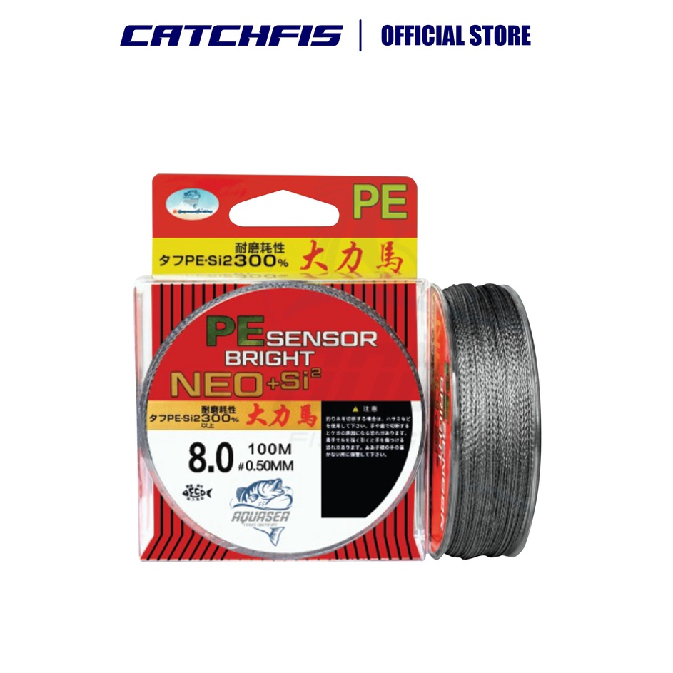 Grosir Termurah  Catchfis  Tali Pancing Catchway PE Sensor Bright NEOsi2 Jepang Senar Pancing 1m Sup