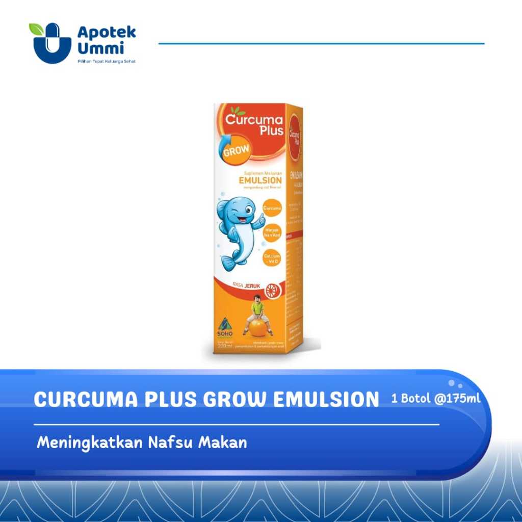 CURCUMA PLUS SIRUP/VITAMIN/PENAMBAH NAFSU MAKAN ANAK