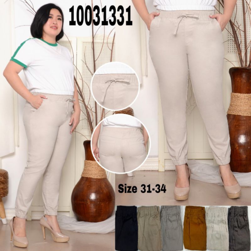 Celana Jogger Wanita Panjang 10031331 Big Size