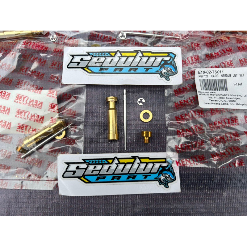 needle jet rumah main jet spuyer jarum karburator carburator satria 2 tak hiu lumba RGX 6speed