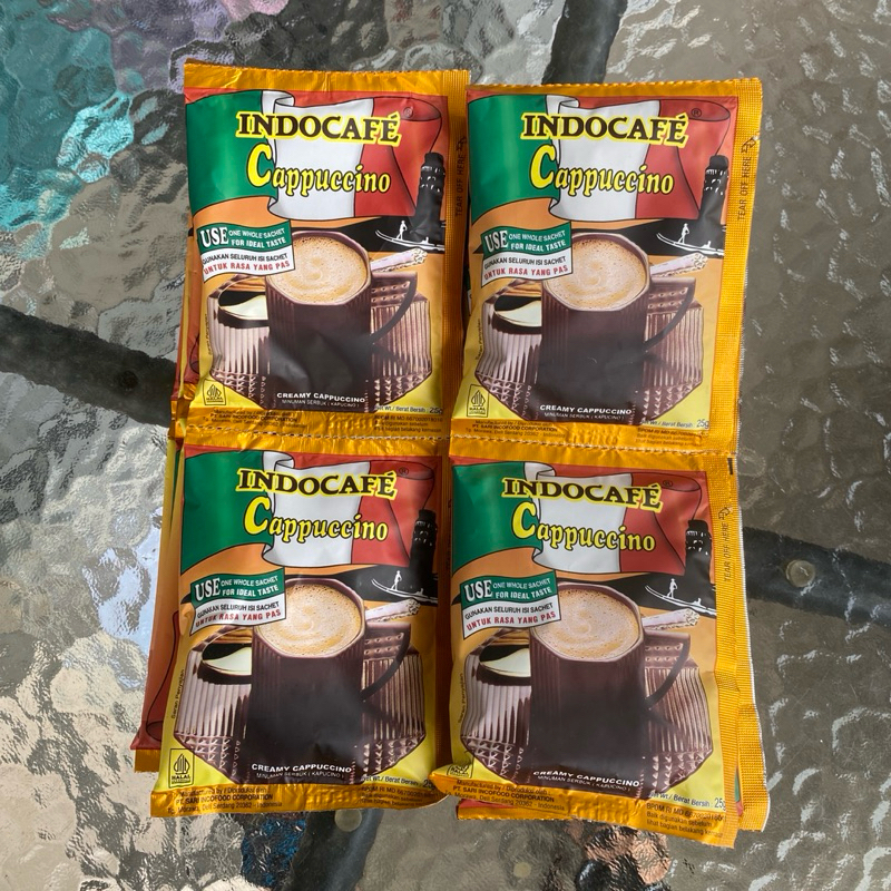 

Indocafe Cappucino Renceng Isi 10 Pcs Hemat & Murah