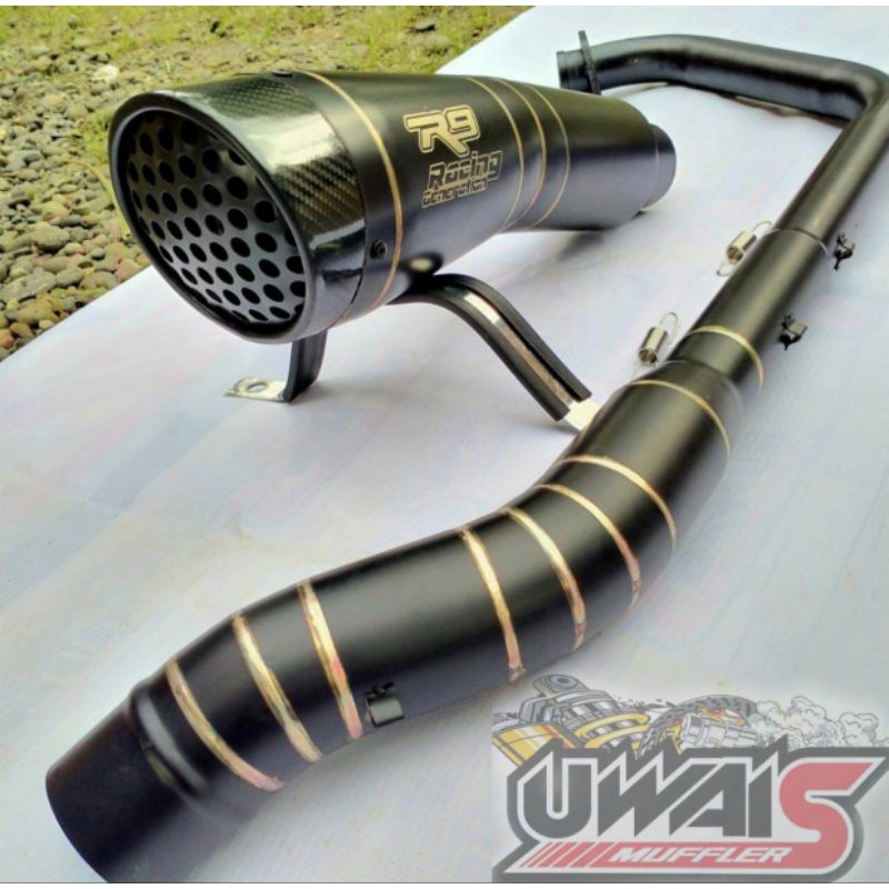 Knalpot ekzos fz150i racing FZ150I FZ150i black full system