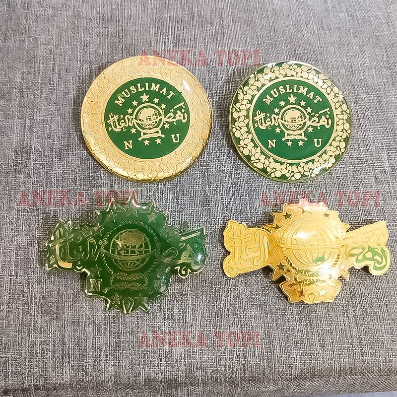 Pin Logo Muslimat NU Pin Bros Muslimat NU Bros Atribut NU - Aneka Topi
