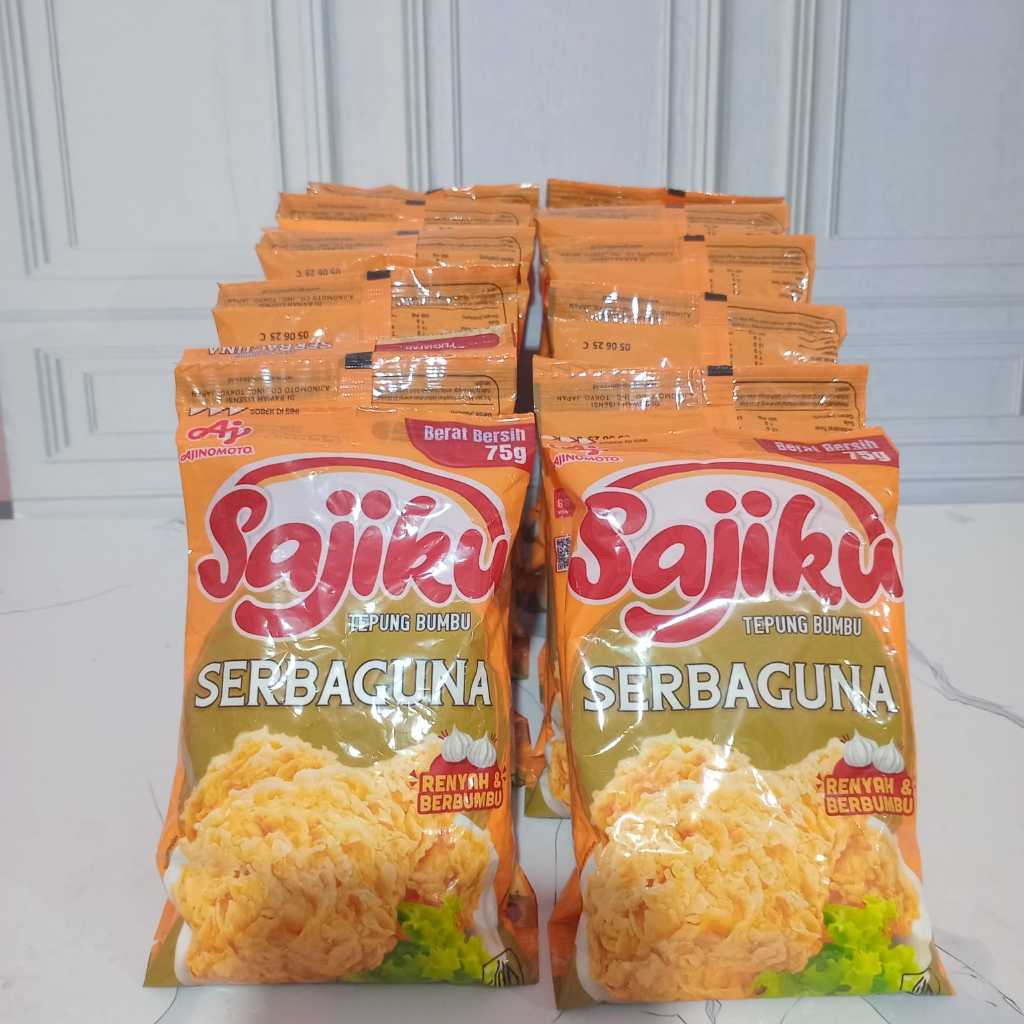 

Sajiku Tepung Bumbu Serbaguna 75gr Renceng isi 10pcs