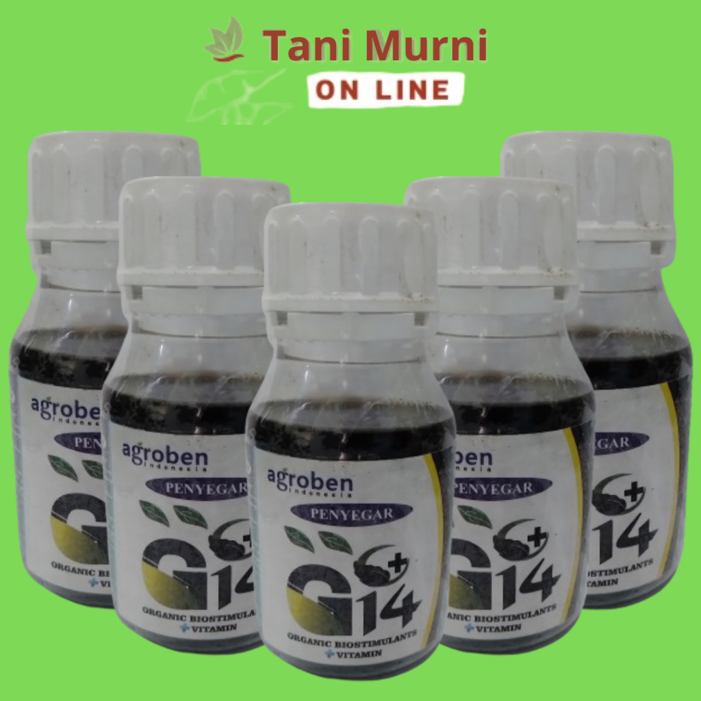 G14 Penyegar Tanaman ZPT vitamin + nutrisi isi 250 ml/pupuk daun cair/agroben/vitamin tanaman/penyeg