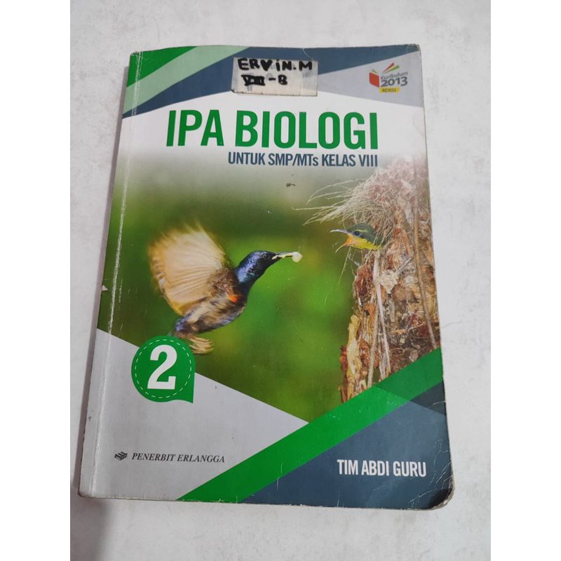 IPA BIOLOGI ERLANGGA SMP 8 KELAS VIII REVISI 2013