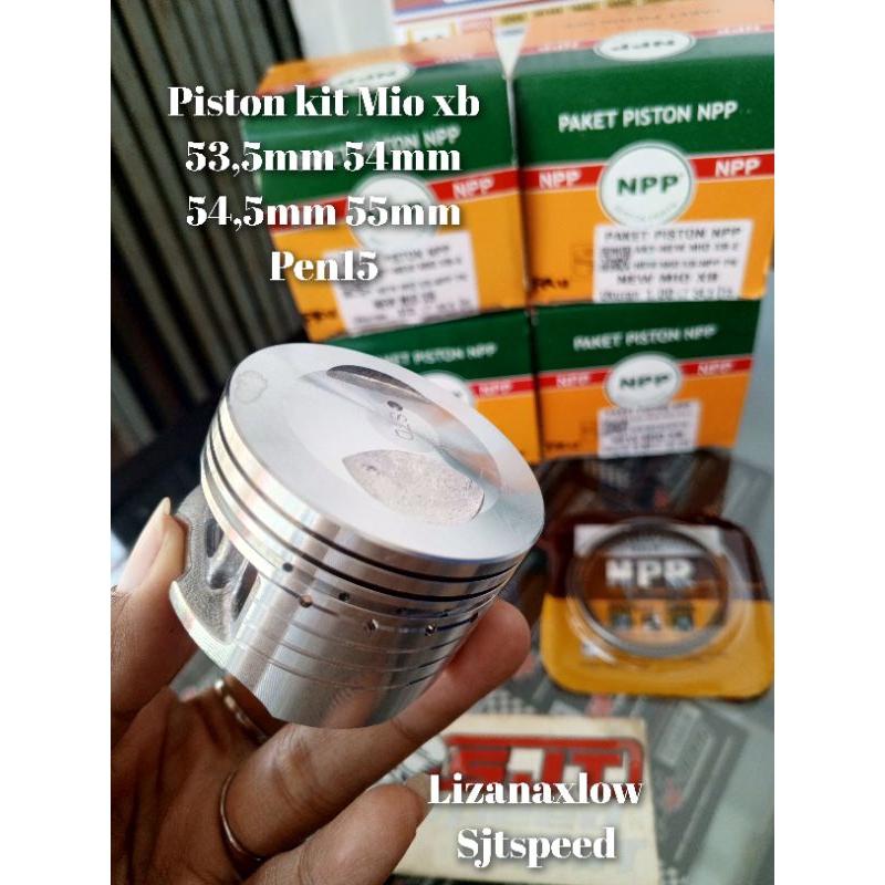 pistonkit npp Mio xb 53,5mm 54mm 54,5mm 55mm pen15 piston npp bore up