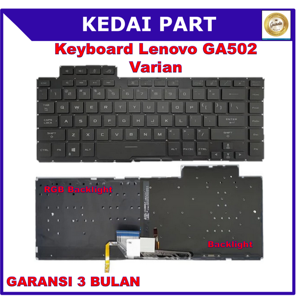 Keyboard Asus ROG Zephyrus GA502 GX502 GU502D GX502DU GU502G GU502GV GU502GW GM502 GU502GU GA502IU G