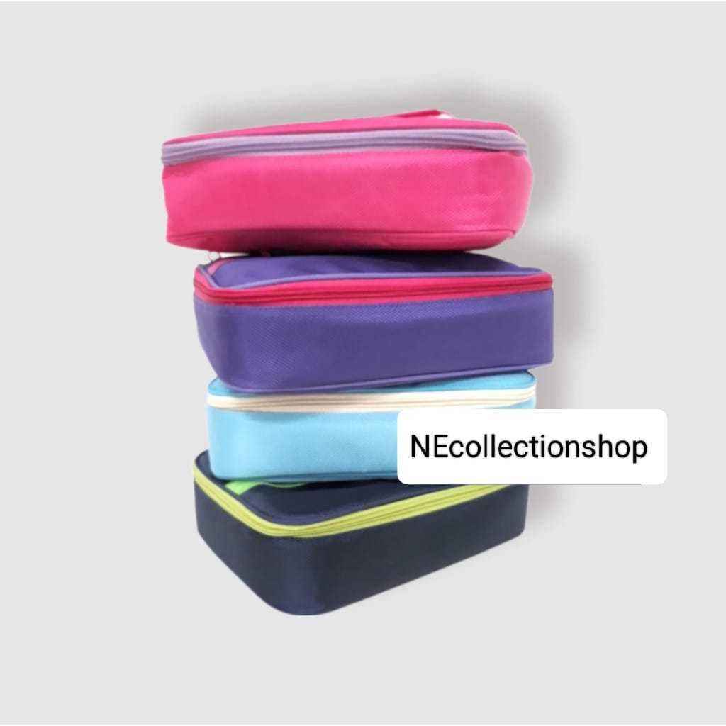 LUNCH BOX/ TEMPAT MAKAN ANAK/ Tas Bekal Lunch Cooler Bag Box Makanan Alumunium Kotak Makan Anak