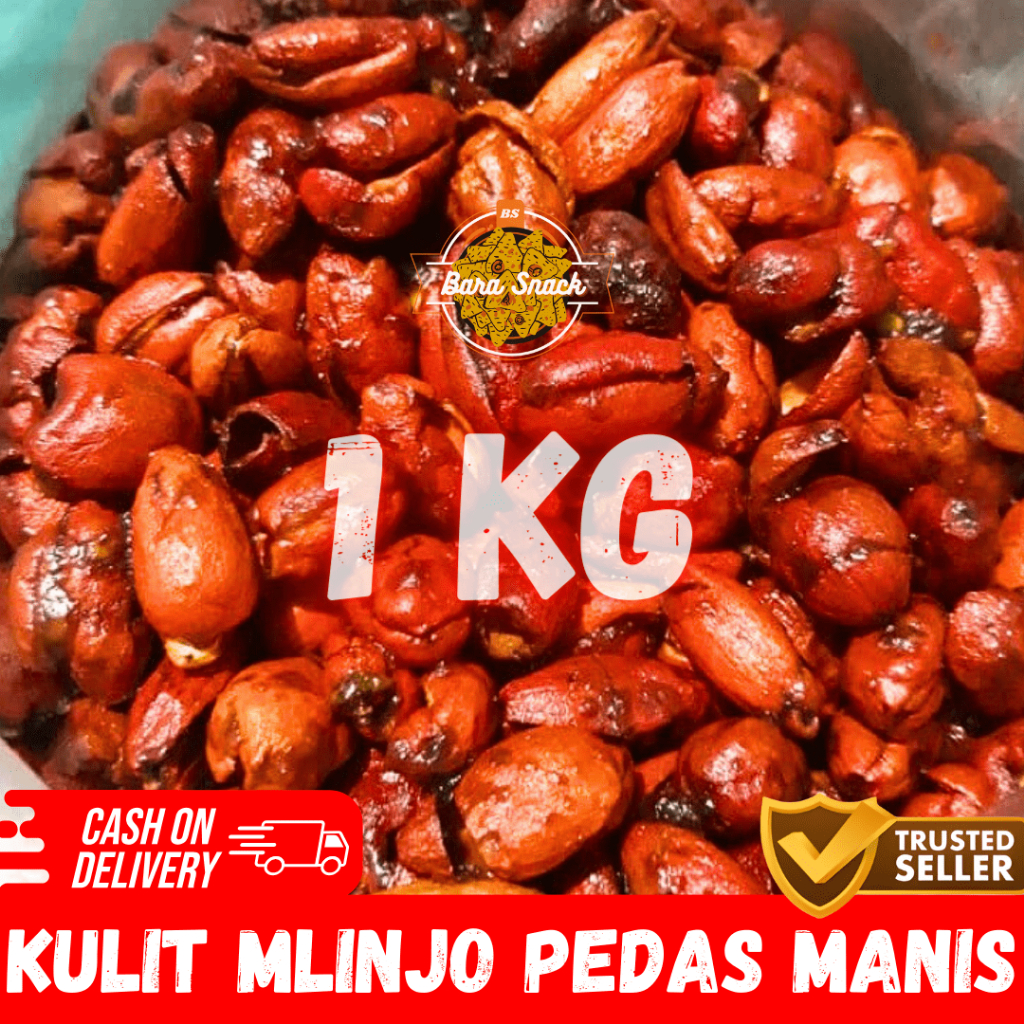 

[ 1KG ] Keripik Kulit Mlinjo Pedas Manis Super / Camilan Snack Kiloan Murah -B