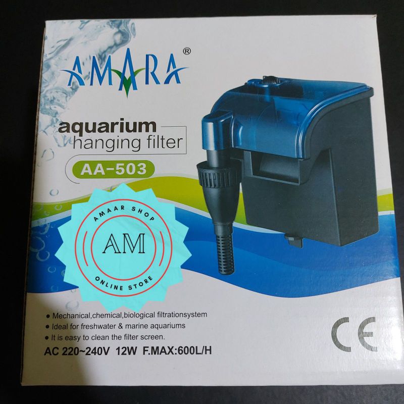 AMARA AA-503 / FILTER GANTUNG AQUARIUM AMARA AA 503 / HANGING FILTER AMARA AA-503 / HANG ON FILTER A