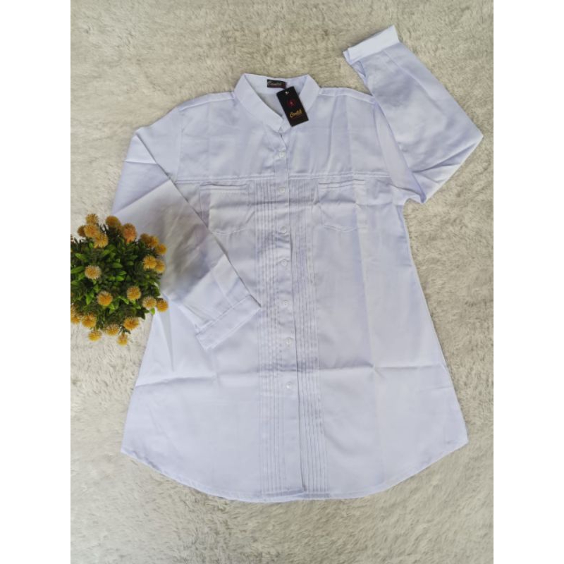 Atasan santri putri cantik/baju santri putri/polos