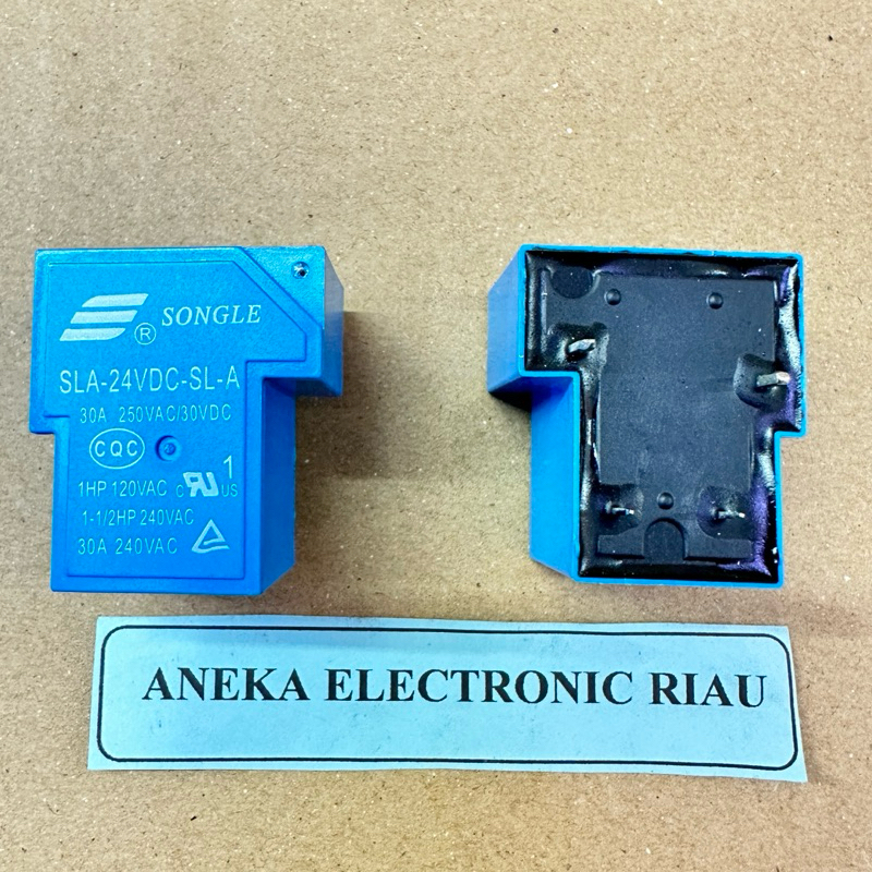 RELAY 24V 4PIN 5PIN RELAY MESIN LAS RELAY KODOK SONGLE SLA-24VDC 30A 250V/30VDC ORI KAKI LANCIP