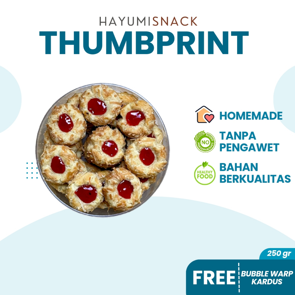 

Kue Thumbprint Cookies Cheese Strawberry 250 gram Hayumi Snack Kue Kering Thumbprint Stroberi Produksi Rumahan Tanpa Pengawet Homemade Renyah Di Luar Lembut Di Dalam