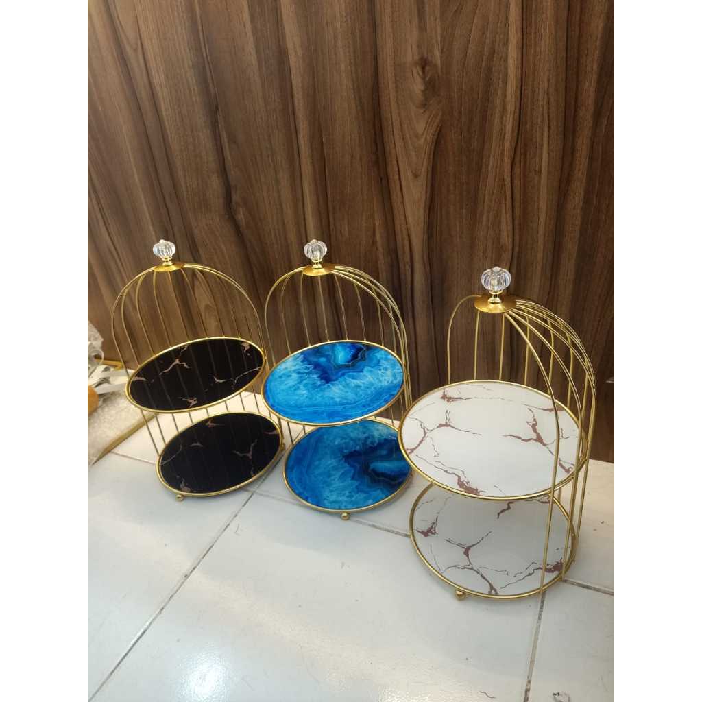 [HSHD] Rak Sangkar Burung Besi Art Nordic Style Rak Penyimpanan