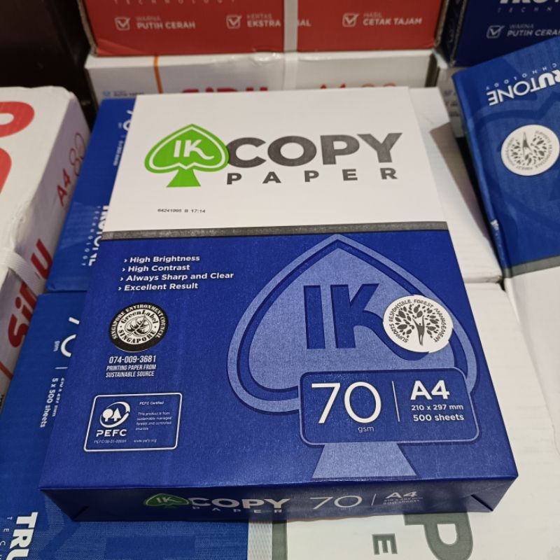 

Kertas A4 70 GRAM COPY PAPER DAN SINAR DUNIA