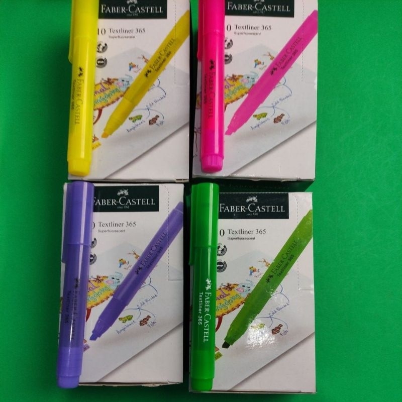 

Textliner Faber Castell 365 Super Fluorecent Per Pcs