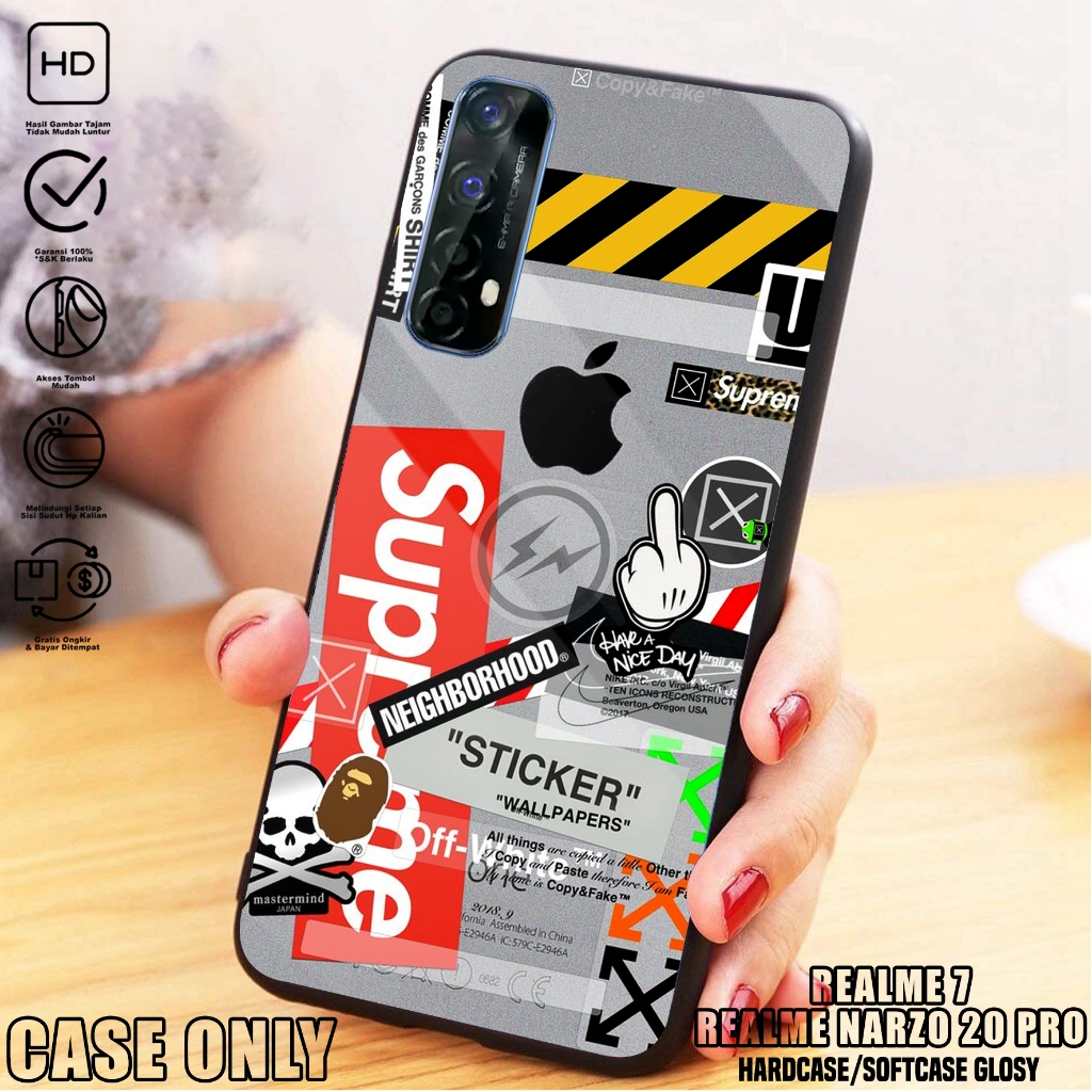 Case REALME 7- Casing REALME 7 [ BA ] Silikon REALME 7  - Kesing Hp - Casing Hp  - Case Hp - Case Te