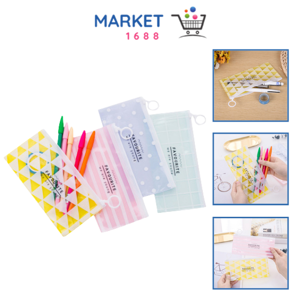 

Market1688 Tempat Pensil Pulpen Transparan Ziplock Karakter Serbaguna Pouch Penyimpanan Kosmetik Pouch Zipper Pencil Case Tempat Penyimpanan Alat Tulis Murah