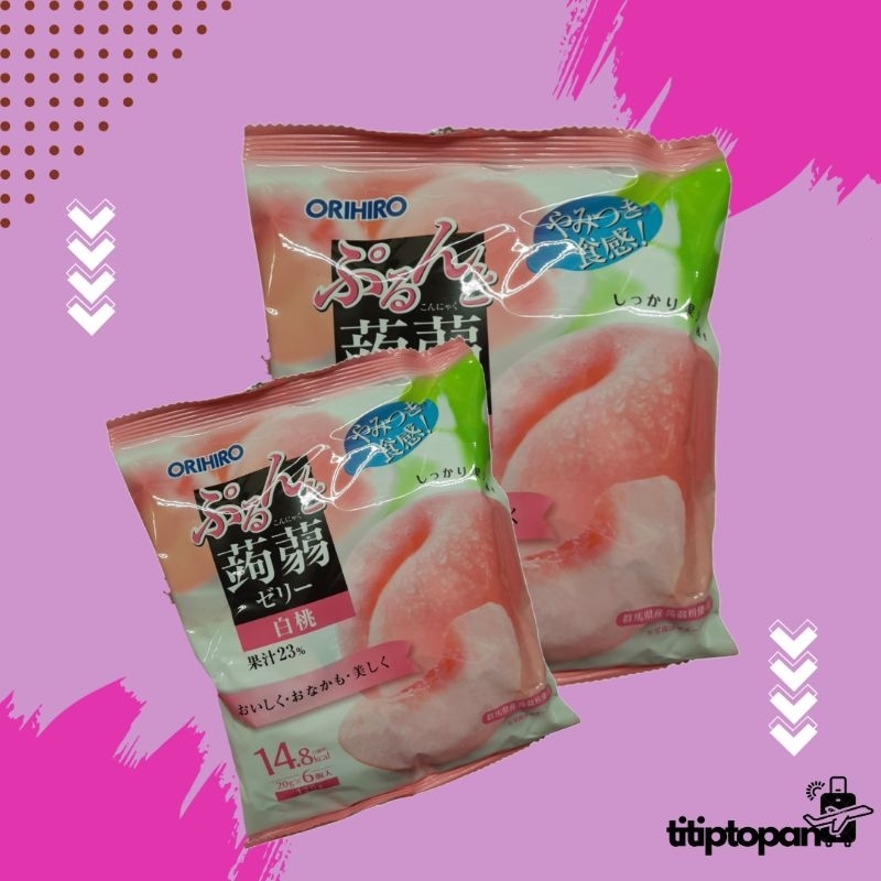 

ORIHIRO KONJAK JELI - PERSIK PUTIH