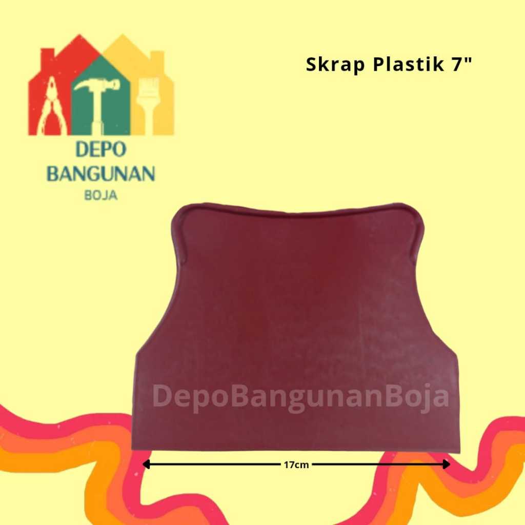 18.4 (Besar) Skrap Plastik / Skrap PVC / Kape Plastik / Scrapper