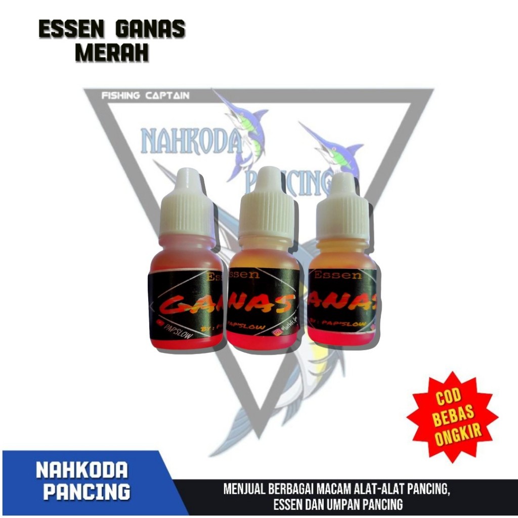 Essen ikan mas Ganas - aroma wangi amis gurih campuran umpan pancing ikan