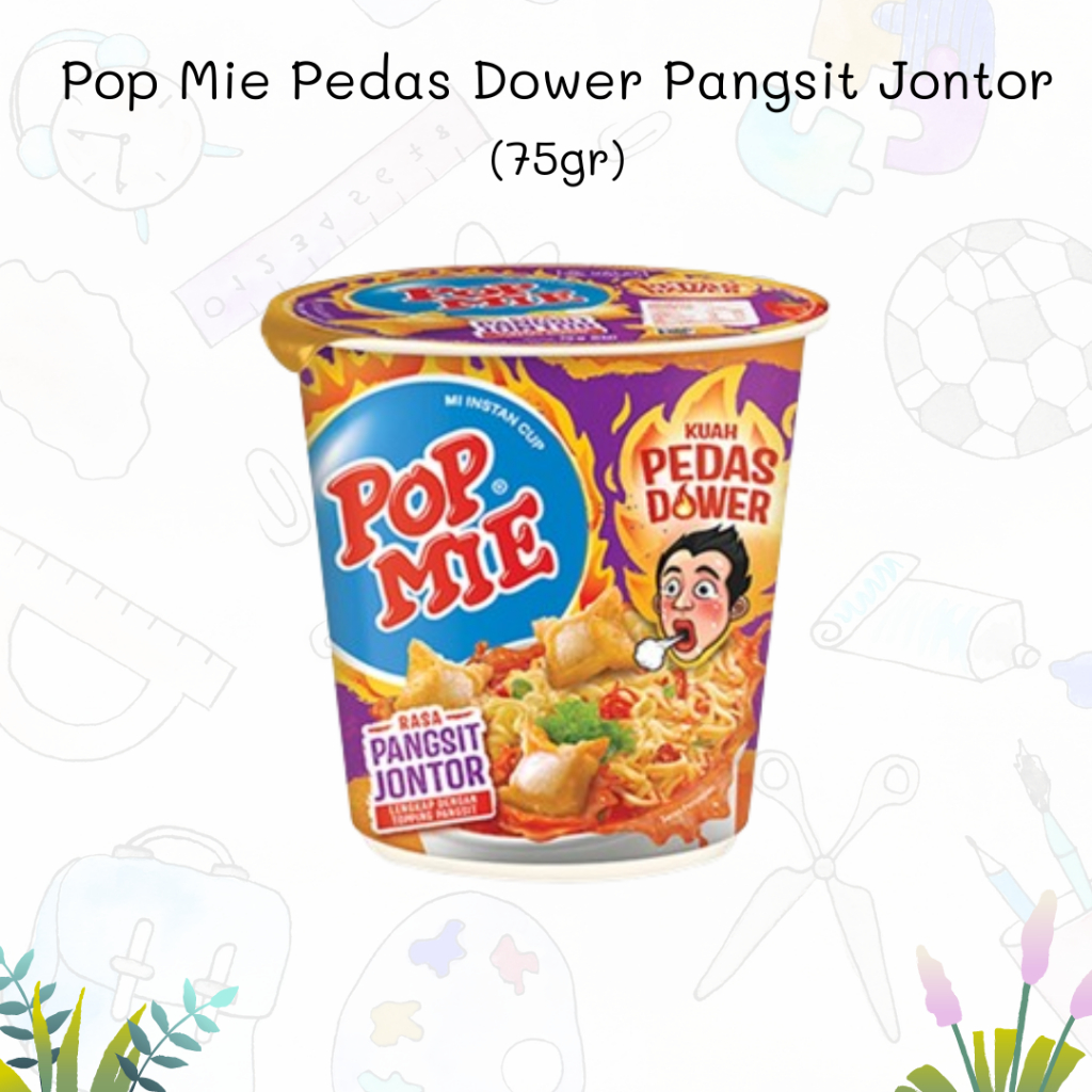 

Pop Mie Kuah Pedes Dower Pangsit Jontor 75gr