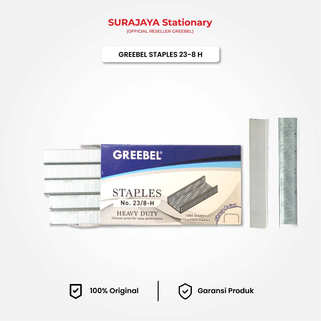 

Staples GREEBEL / Isi Staples 23/8-H (PCS)