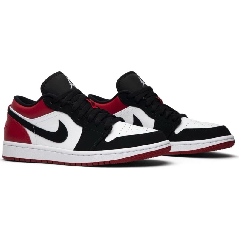 Sepatu air jordan 1 Low Black toe BNIB UNISEX PRIA WANITA