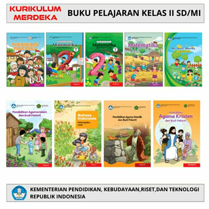 BUKU KELAS 2 SD/MI KURIKULUM MERDEKA / Buku Pelajaran SD