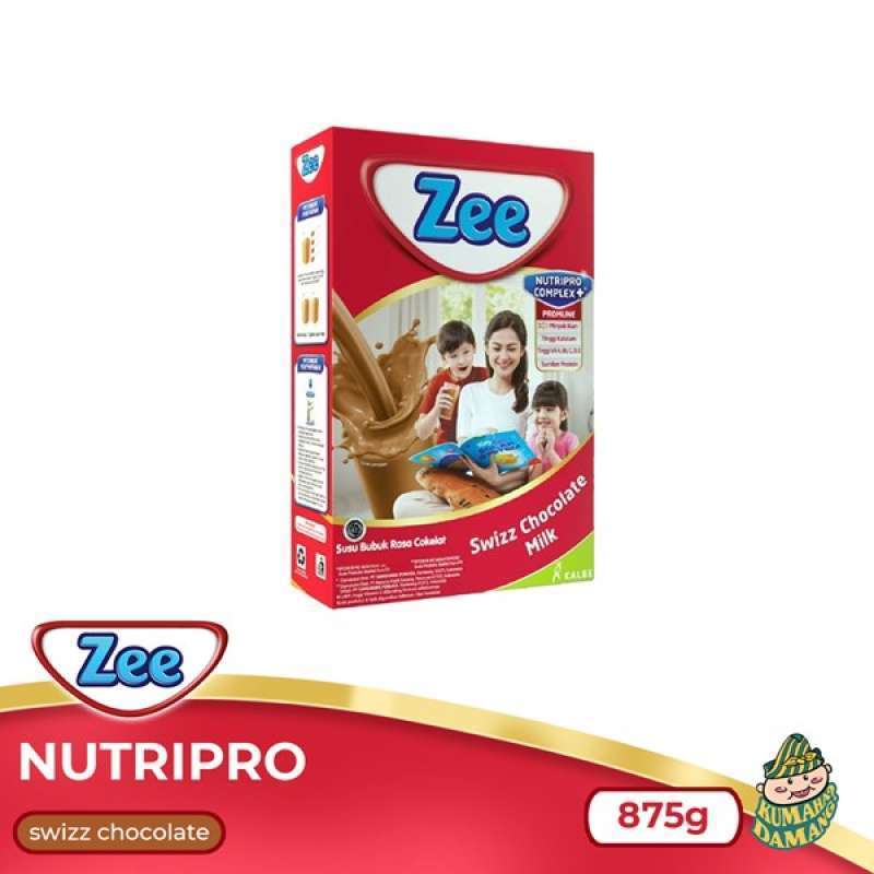 

ZEE SWIZZ CHOCOLATE 875 GRAM SUSU BUBUK TINGGI PROTEIN