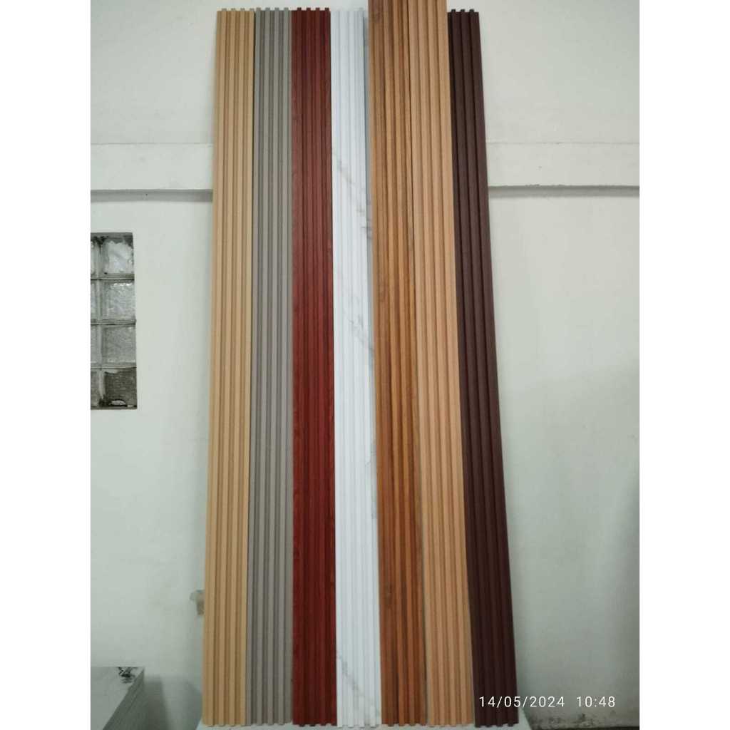 PROMO WPC Wood Panel / Wall Panel Dekorasi Dinding PVC 2,95m