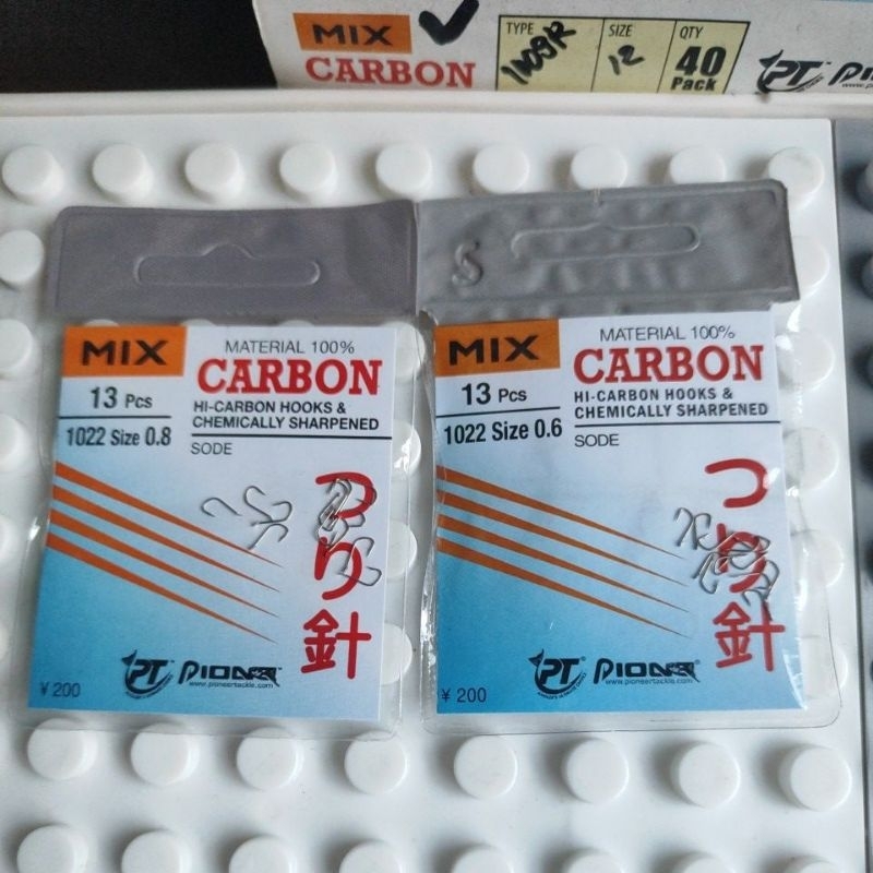 Mata Kail Pancing Murah Carbon Mix SODE 1022 kail micro fishing
